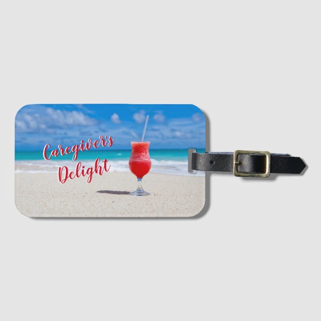 Caregiver's Delight Luggage Tag (Front Horizontal)