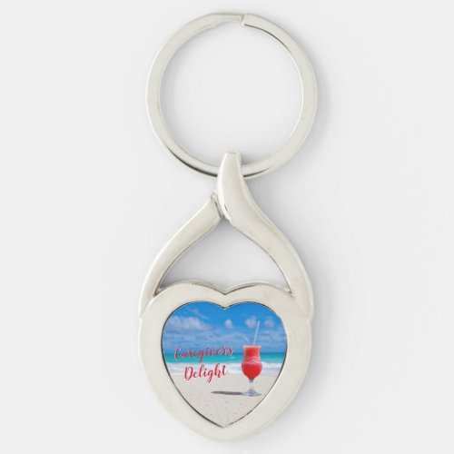 Caregivers Delight Metal Keychain