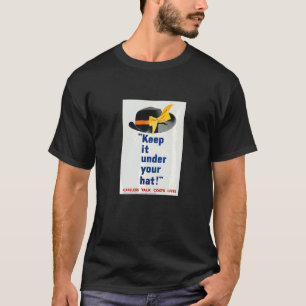 Careless Talk Costs Lives Anti Gossip Campaign App T-Shirt