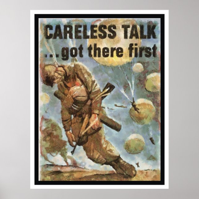 CARELESS TALK POSTER (Front)