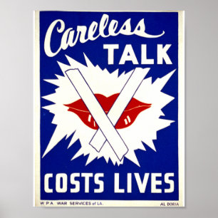 Careless Talk Poster