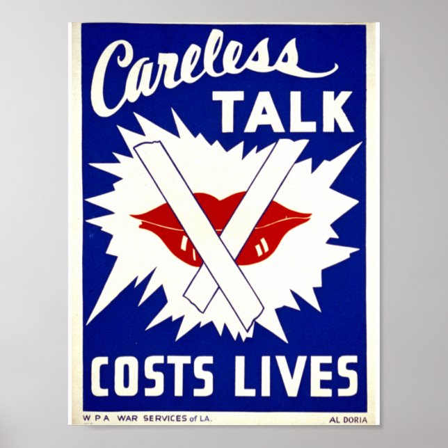Careless Talk Poster (Front)