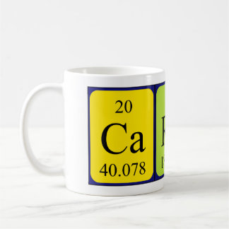Caren periodic table name mug