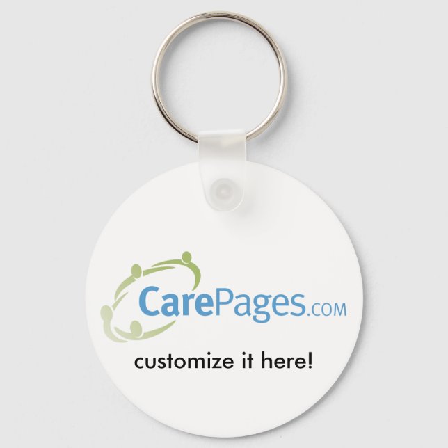CarePages.com Custom Keychain (Front)