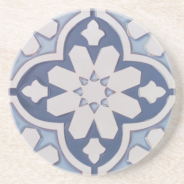 Carerra Moroccan Sandstone Coaster (Front)
