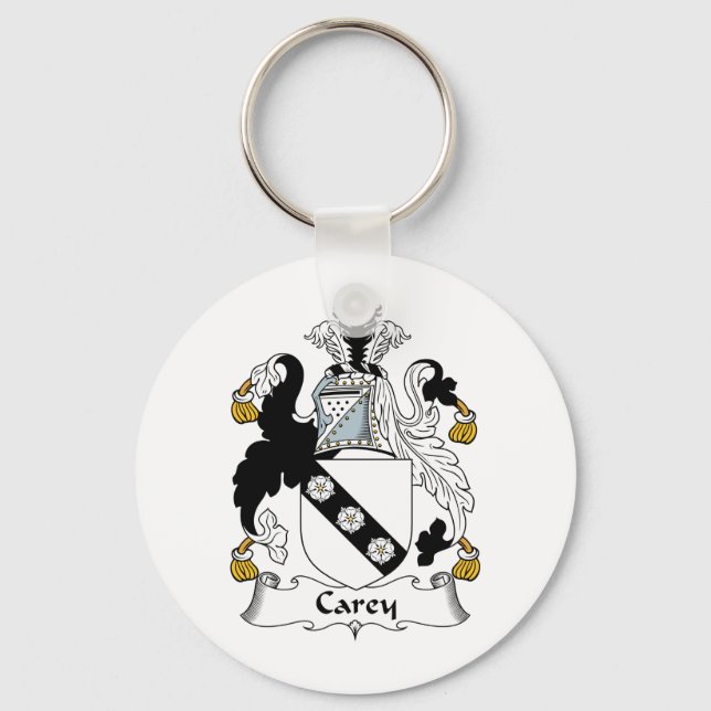 Carey Family Crest Keychain (Front)
