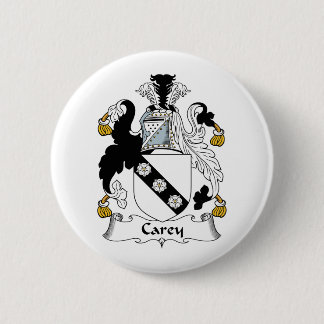 Carey Family Crest Pinback Button