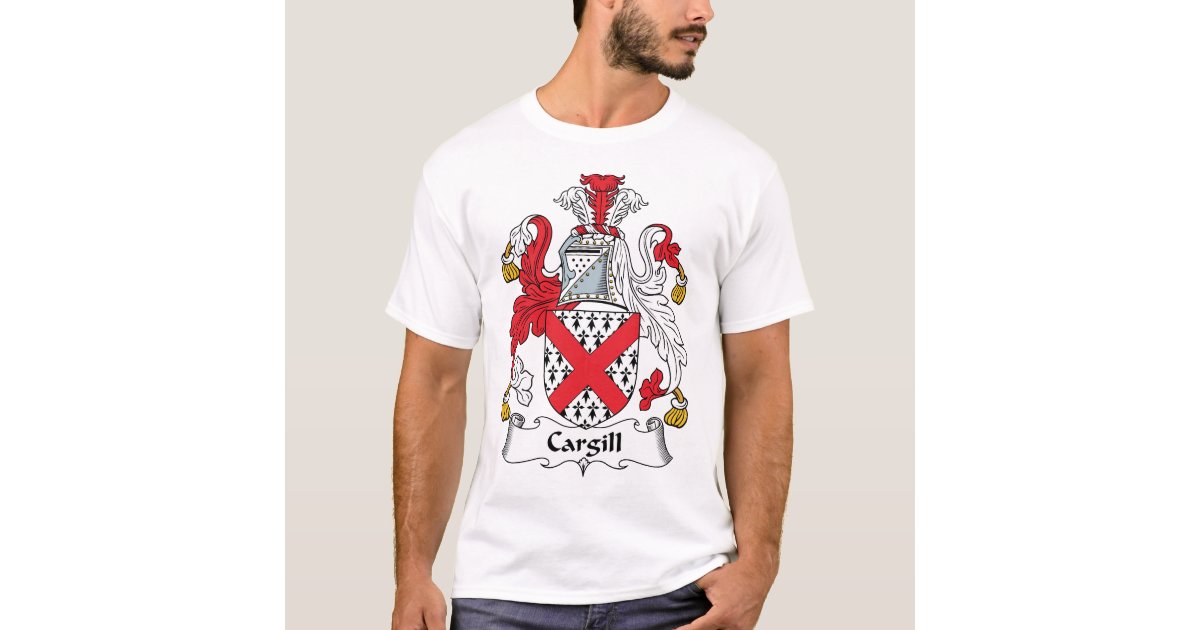 Cargill Family Crest TShirt Zazzle