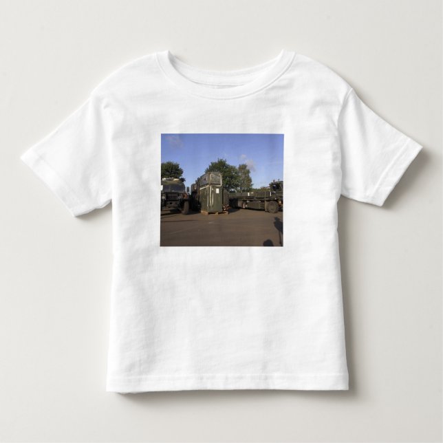 Cargo being prepared toddler t-shirt (Front)