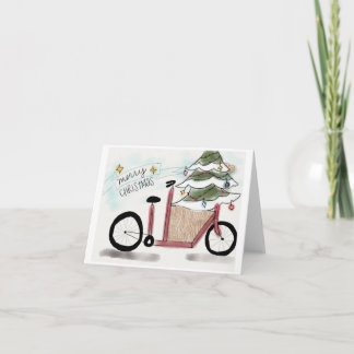 Cargo Bike Christmas Holiday Card
