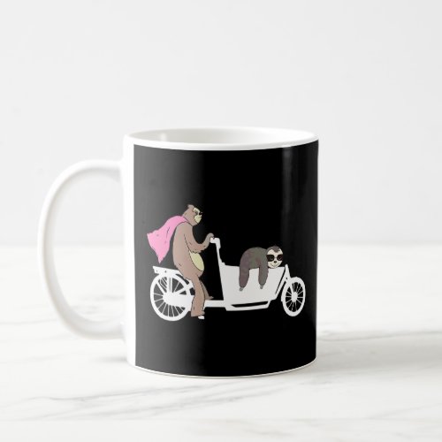 Cargo Bike Sloth Dutch Bike  Coffee Mug