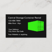 Cargo Container Storage Business Cards (Front)