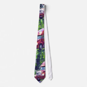 CARGO LORRY BIG RIG TRUCKERS Fashion Tie