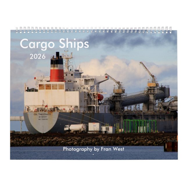Cargo Ships 2026 calendar (Cover)