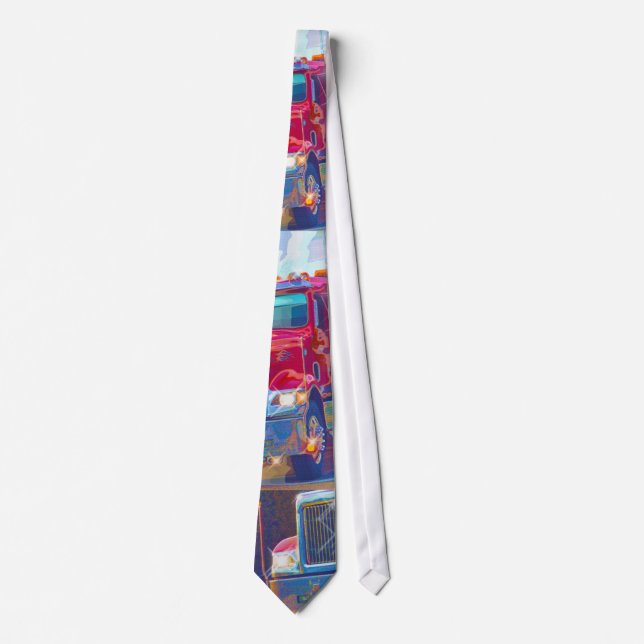 CARGO TRUCK BIG RIG TRUCKERS Tie (Front)