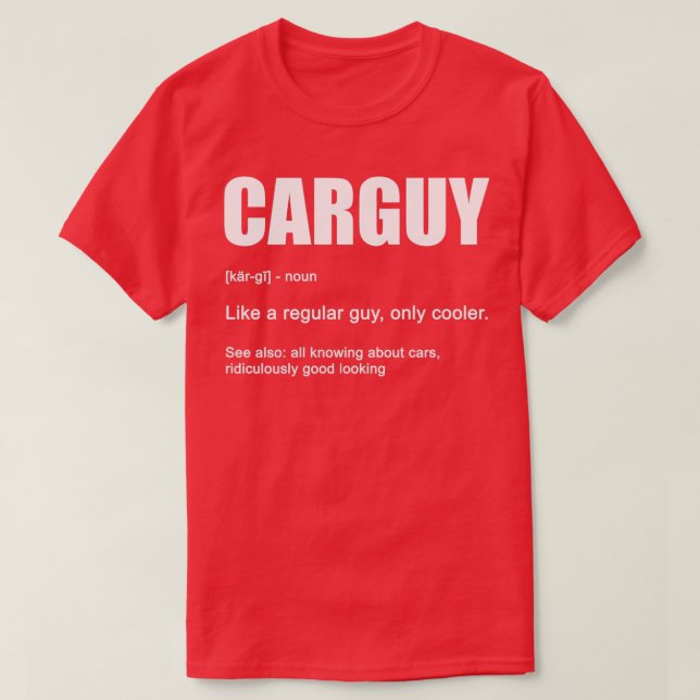 Carguy Dark Edition T-Shirt (Design Front)