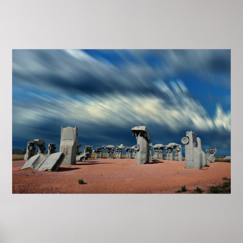 Carhenge in Alliance Nebraska USA Poster