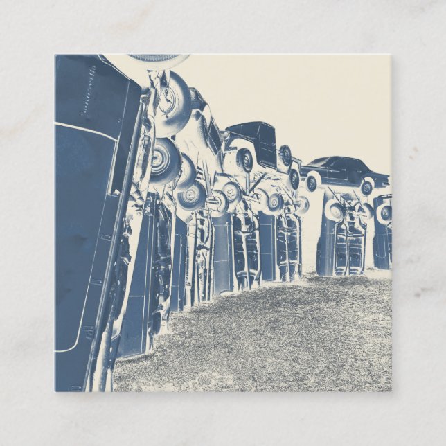 carhenge square business card (Front)