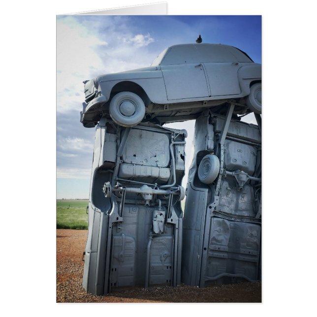 carhenge stacked cars (Front)