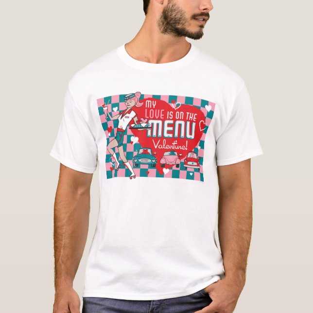 Carhop Retro Drive-In Valentine Tee (Front)