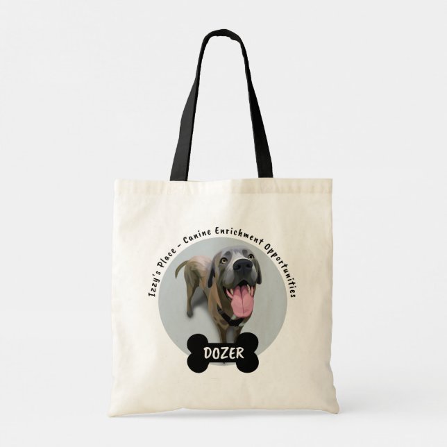 CARI - DOZER CANVAS TOTE BAG (Back)