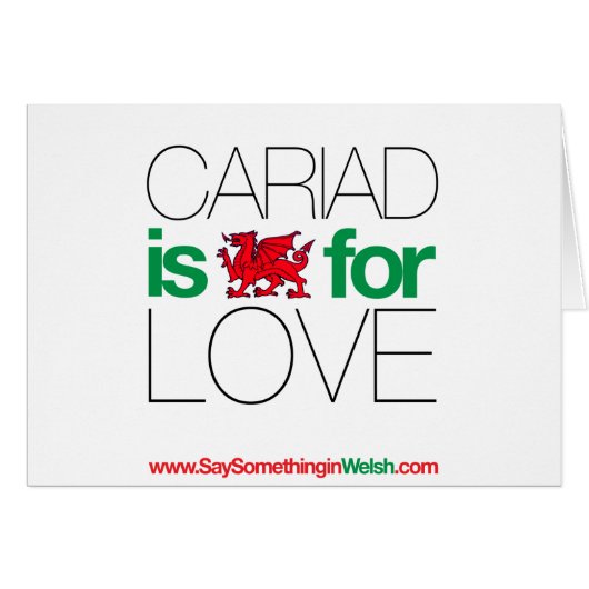 CARIAD CARDS (Front Horizontal)