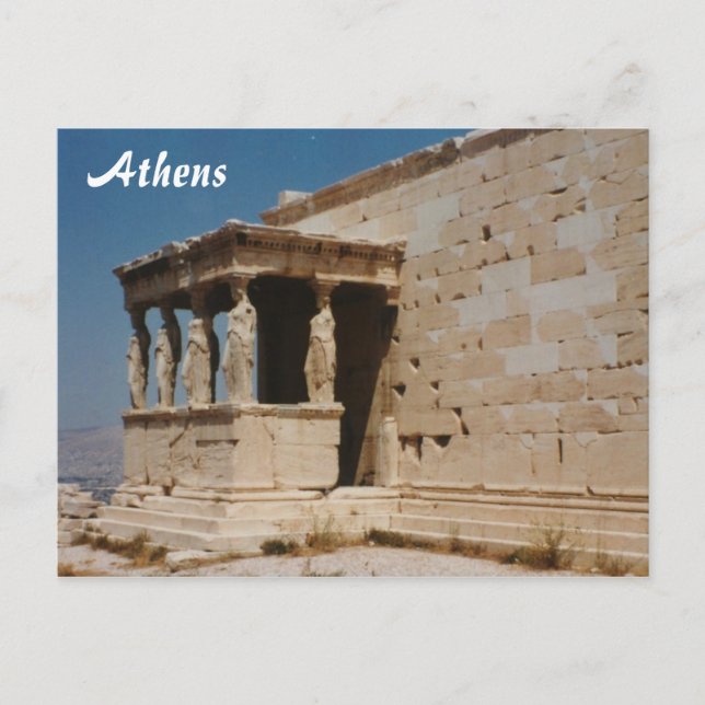 Cariatides - Athens Postcard (Front)