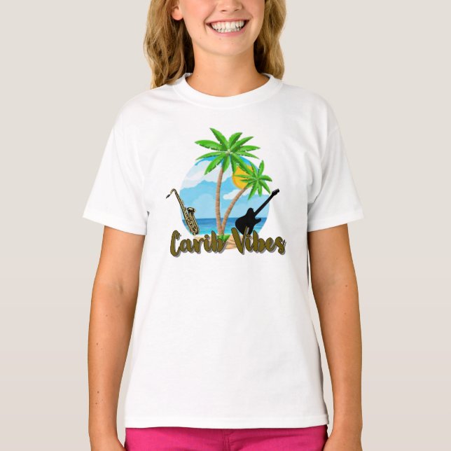 Carib Vibes -  Kid's Basic T-shirt (Front)