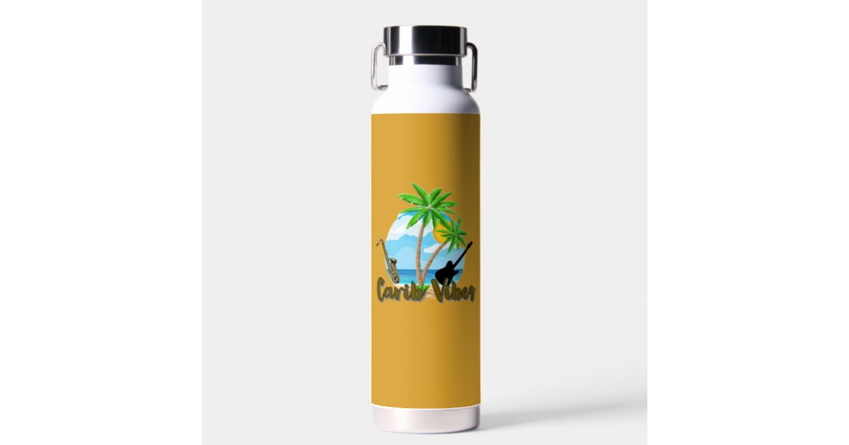 Natural HI 24oz Flask - Plumeria 