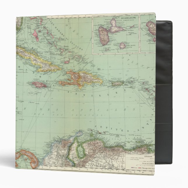 Caribbean 3 Ring Binder (Front/Inside)