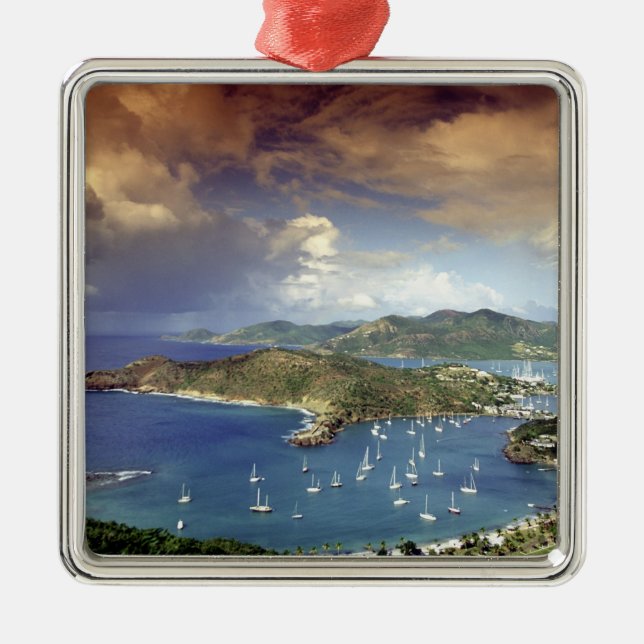 Caribbean, Antigua. Metal Ornament (Front)