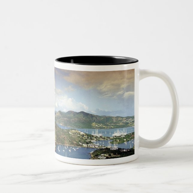 Caribbean, Antigua. Two-Tone Coffee Mug (Right)