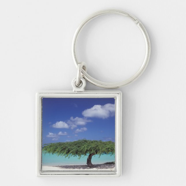 Caribbean, Aruba. Eagle Beach Keychain (Front)