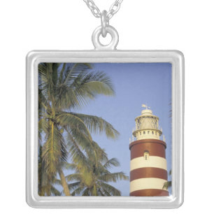 Caribbean, Bahamas, Abaco, Elbow Cay. Hopetown Silver Plated Necklace