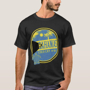 Caribbean Bahamas Coco Cay Vintage Vacation Tropic T-Shirt