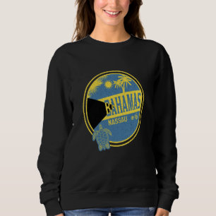 Caribbean Bahamas Nassau Vintage Vacation Tropical Sweatshirt