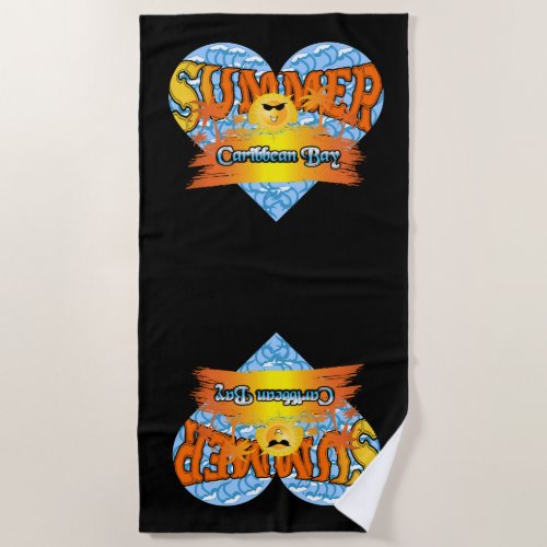 Caribbean Bay Beach Towel