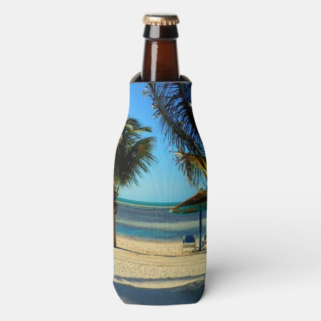 Caribbean Beach Bottle Cooler (Bottle Front)