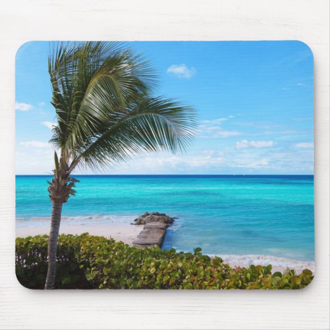 Caribbean Beach Mouse Pad (Front)