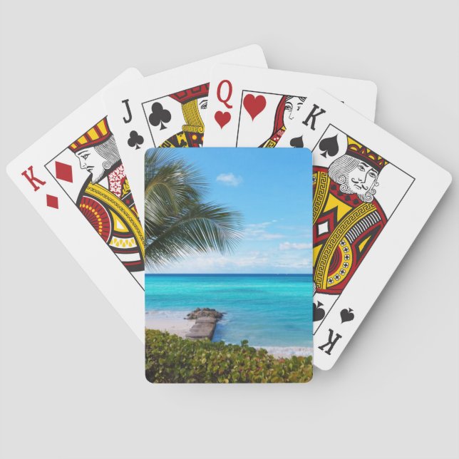 Caribbean Beach Poker Cards (Back)