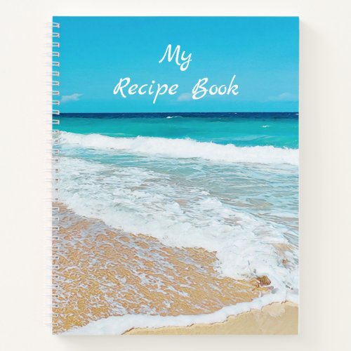 Caribbean Beach Waves in Aruba Recipe Book