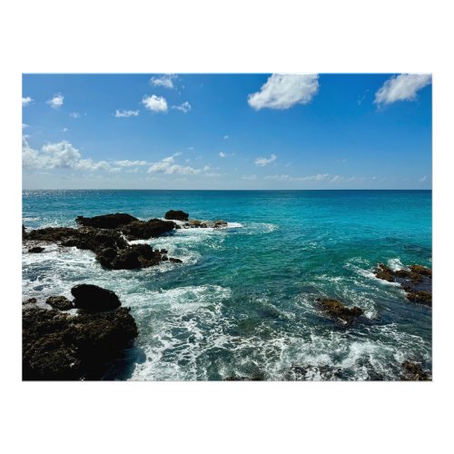 Caribbean Blue Waters in St Martin Photo Print