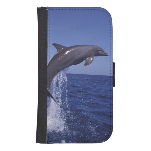 Caribbean Bottlenose dolphins Tursiops 7 Samsung S4 Wallet Case