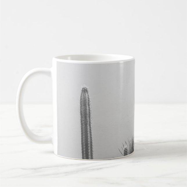 Caribbean Cactus Grove Charm 2 #art #nature Coffee Mug (Left)