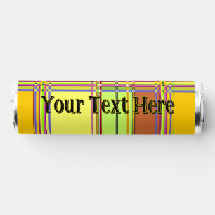 Caribbean Colorful Fabric Madras Tartan Breath Savers® Mints