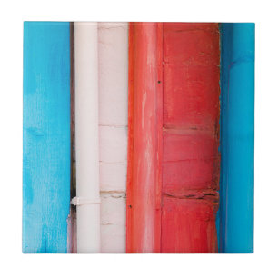 Caribbean colors - abstract ceramic tile
