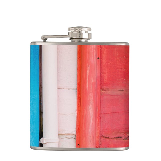 Caribbean colors - abstract flask (Front)