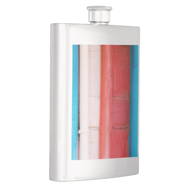 Caribbean colors - abstract flask (Right)