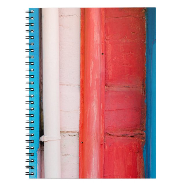 Caribbean colors - abstract notebook (Front)