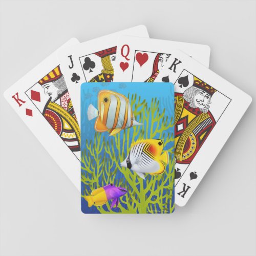 Caribbean Coral Reef Fish Playing Cards